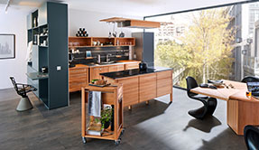 Holzküche modern